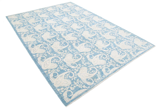 Hand Knotted Serenity Artemix Wool Rug - 6'4'' x 9'9''