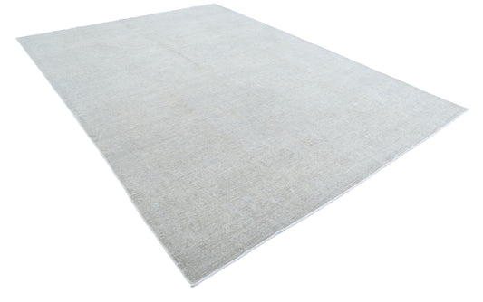 Hand Knotted Overdyed Wool Rug - 8'8'' x 11'9''
