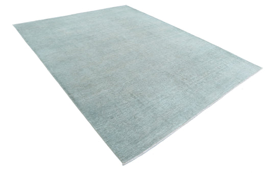 Hand Knotted Overdyed Wool Rug - 7'11'' x 10'1''