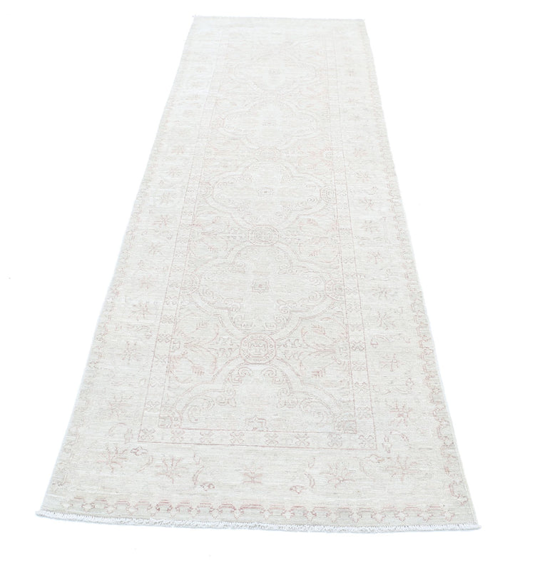 Hand Knotted Fine Serenity Wool Rug - 2'11'' x 10'1''