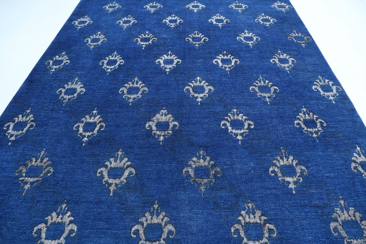 Hand Knotted Onyx Wool Rug - 8'9'' x 11'5''