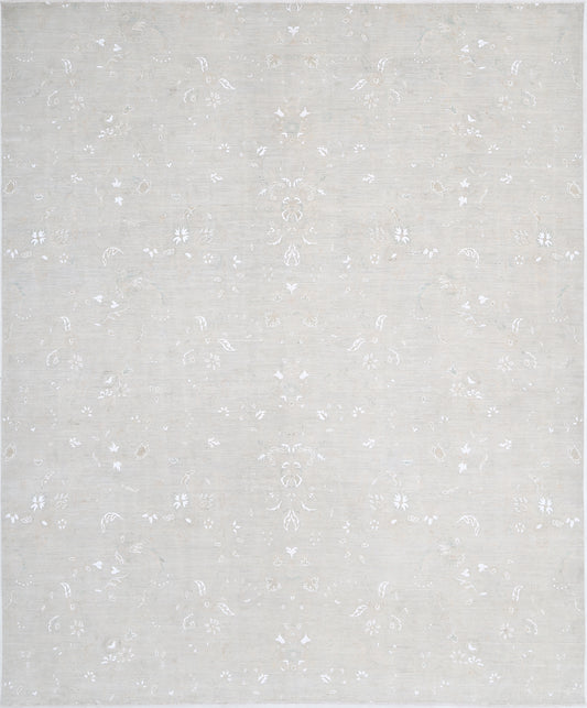 Hand Knotted Artemix Wool & Cotton Rug - 11'9'' x 14'0''