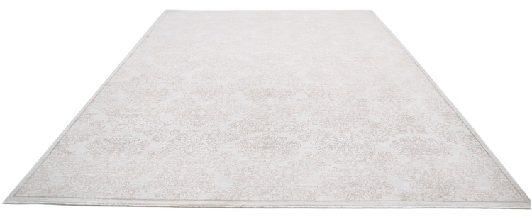 Hand Knotted Artemix Wool Rug - 9' 9" X 12' 10" 9' 9" X 12' 10" (297 X 391) / Grey / Wool