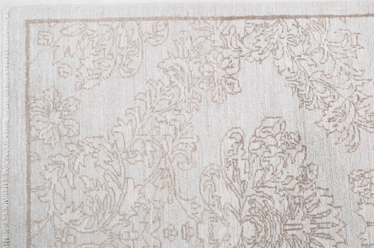 Hand Knotted Artemix Wool Rug - 9' 9" X 12' 10" 9' 9" X 12' 10" (297 X 391) / Grey / Wool