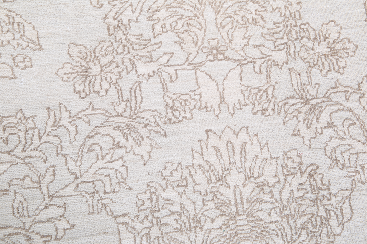 Hand Knotted Artemix Wool Rug - 9' 9" X 12' 10" 9' 9" X 12' 10" (297 X 391) / Grey / Wool