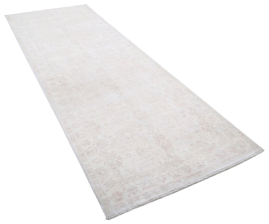 Hand Knotted Fine Serenity Wool Rug - 3'10'' x 10'6''