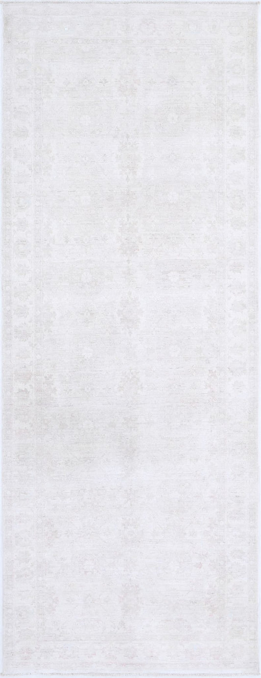 Hand Knotted Fine Serenity Wool Rug - 3'10'' x 10'6''