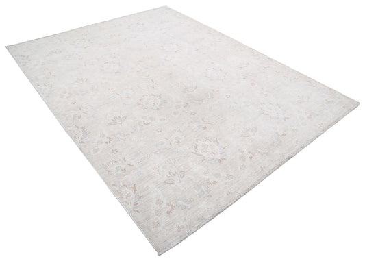 Hand Knotted Artemix Wool Rug - 6'2'' x 8'0''