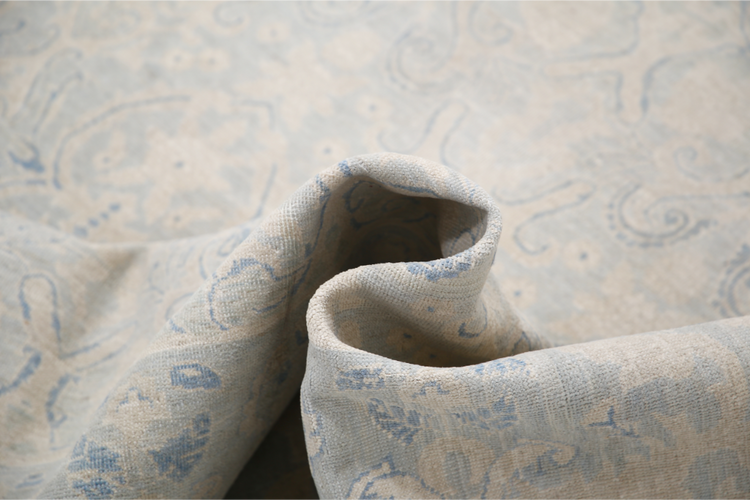 Hand Knotted Serenity Wool Rug - 5' 11" X 8' 7" 5' 11" X 8' 7" (180 X 262) / Blue / Wool