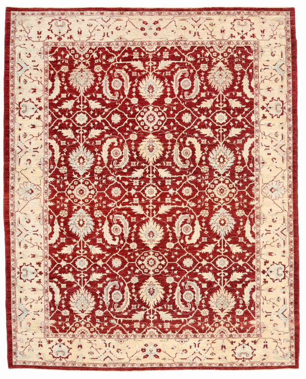 Hand Knotted Ziegler Wool Rug - 8' 2 Hand Knotted Ziegler Wool Rug - 8' 2