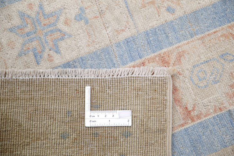 Traditional Hand Knotted Shaal Farhan Wool Rug of Size 4'9'' X 6'0'' in Multi and Multi Colors - Made in Afghanistan
