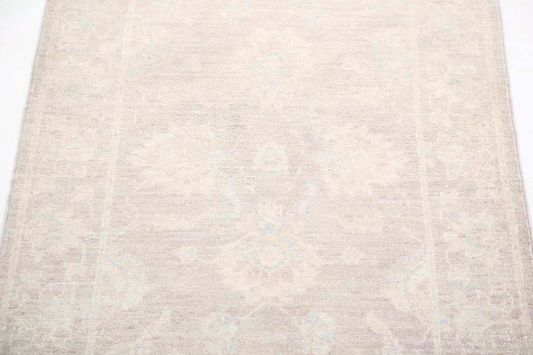 Traditional Hand Knotted Serenity Farhan Wool Rug of Size 2'1'' X 3'0'' in Brown and Brown Colors - Made in Afghanistan