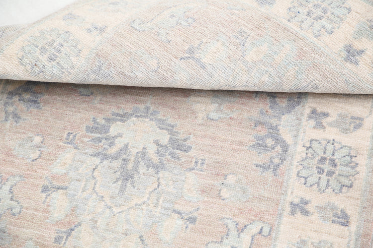 Traditional Hand Knotted Serenity Farhan Wool Rug of Size 2'2'' X 3'1'' in Brown and Ivory Colors - Made in Afghanistan