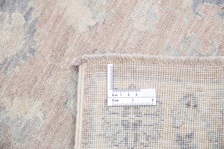 Traditional Hand Knotted Serenity Farhan Wool Rug of Size 2'2'' X 3'1'' in Brown and Ivory Colors - Made in Afghanistan