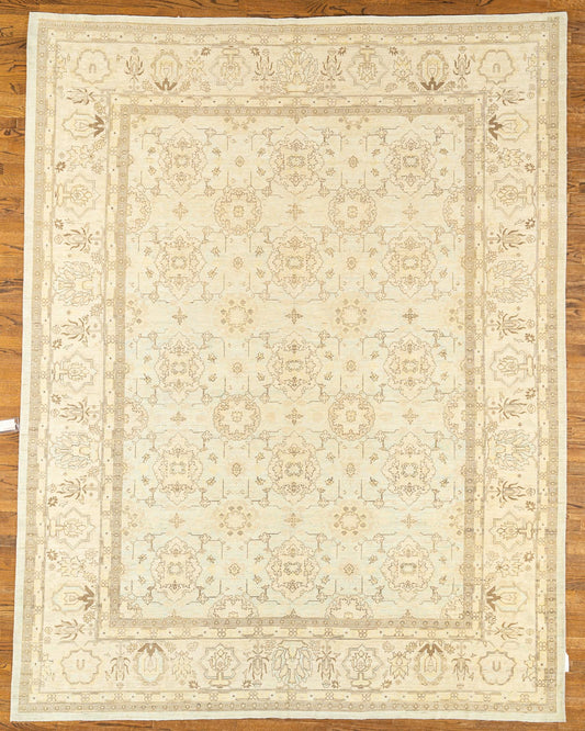 WOOL RUG, OUSHACK, BLUE (Rectangle) Origin: PAK , Hand,knotted