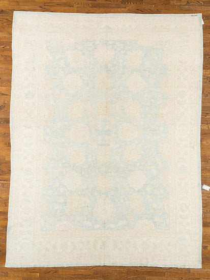 WOOL RUG, OUSHACK, BLUE (Rectangle) Origin: PAK , Hand,knotted