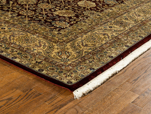 Hand knotted WOOL KASHAN 8'2" x 10'