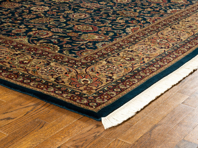 Hand knotted WOOL TABRIZ 8'2" x 9'11"