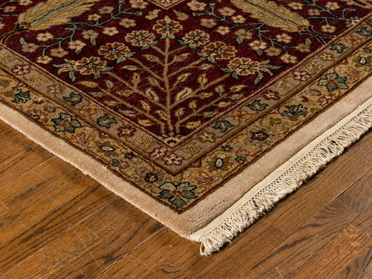 Hand knotted WOOL TABRIZ 11'5" x 17'1"