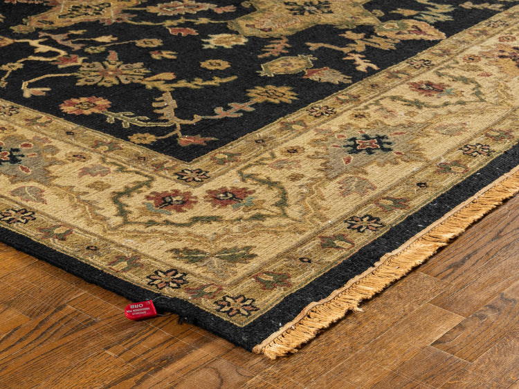 Hand knotted WOOL TABRIZ 7'10" x 10'2"