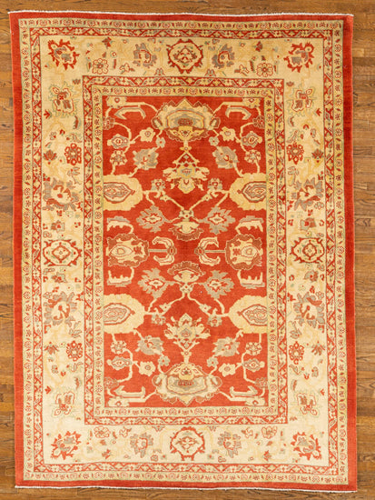WOOL, MAHAL, red / cream (Rectangle) Origin: IRAN , Hand,knotted