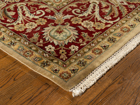 Hand knotted WOOL TABRIZ 12'2" x 14'8"