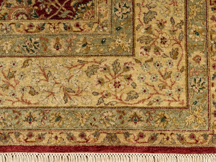 Hand knotted WOOL TABRIZ 8'2" x 9'10"