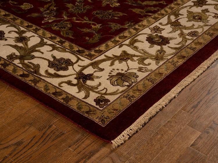 Hand knotted WOOL/SILK KASHAN 8' x 10'