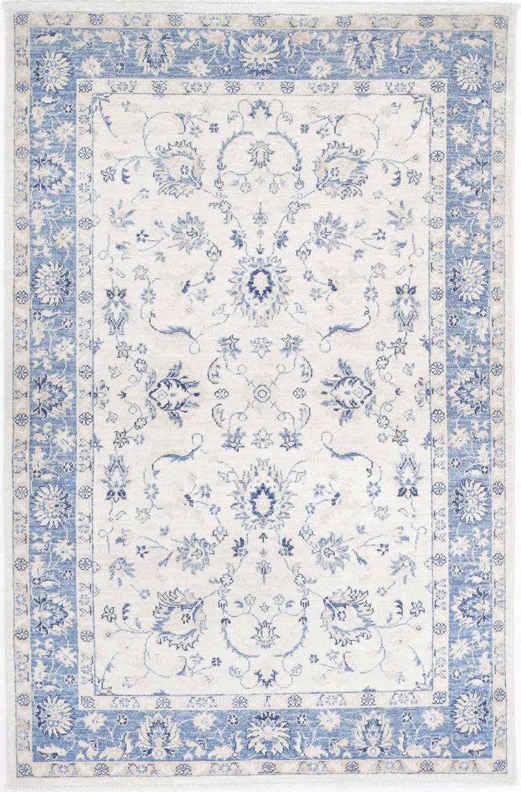 Hand Knotted Serenity Wool Rug - 3'10'' x 6'0''