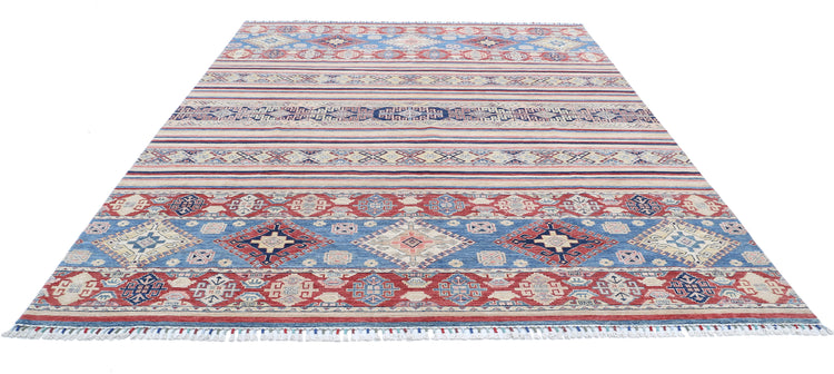 Hand Knotted Khurjeen Wool Rug - 8'9'' x 12'2''