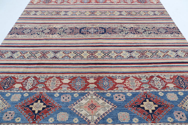 Hand Knotted Khurjeen Wool Rug - 8'9'' x 12'2''