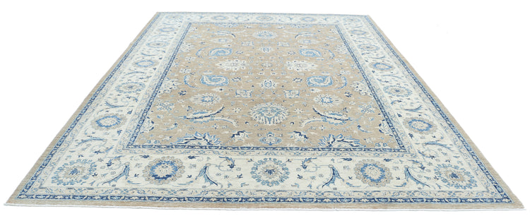 Hand Knotted Serenity Wool Rug - 9'2'' x 11'8''