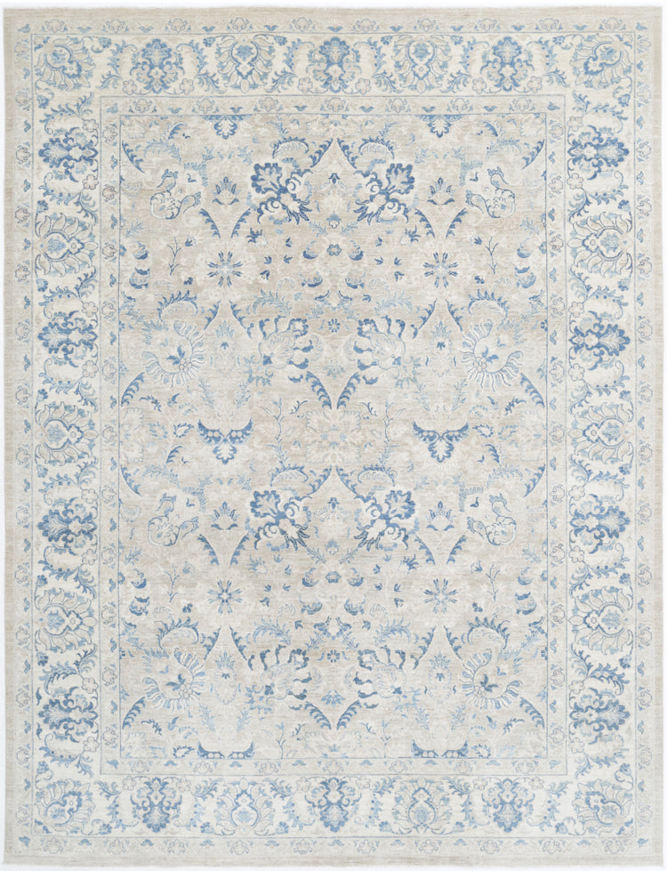 Hand Knotted Serenity Wool Rug - 8'10'' x 11'10''
