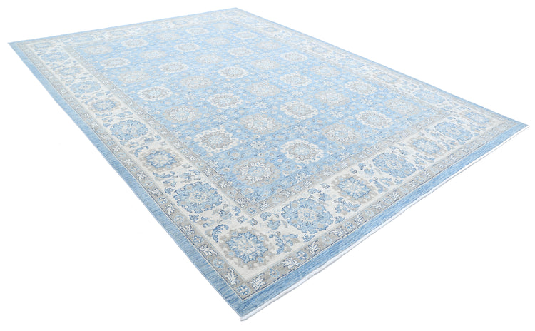 Hand Knotted Serenity Wool Rug - 9'0'' x 12'5''