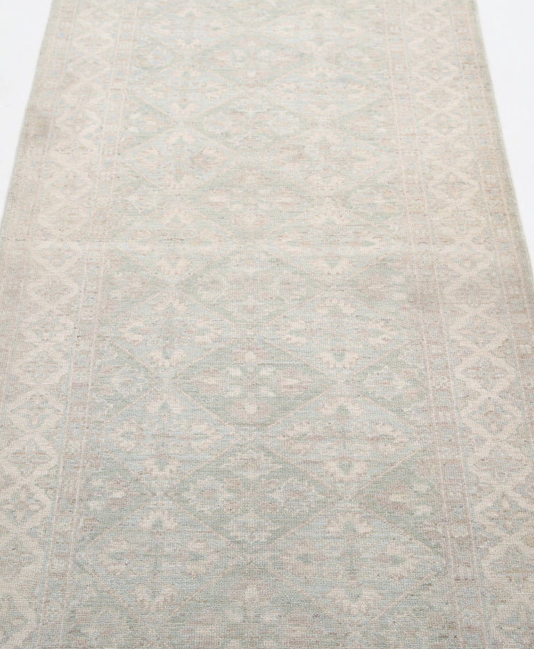 Hand Knotted Serenity Wool Rug - 2'8'' x 8'0''