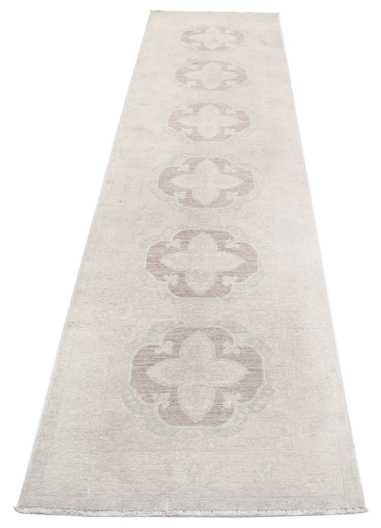 Hand Knotted Serenity Wool Rug - 2'6'' x 10'0''