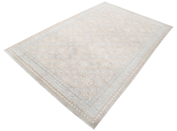 Hand Knotted Serenity Wool Rug - 5'7'' x 8'5''