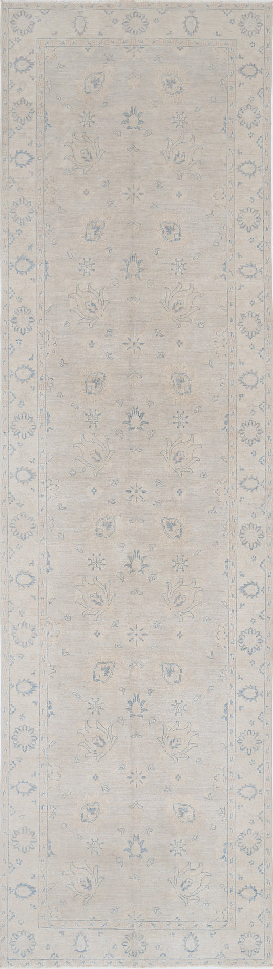 Hand Knotted Serenity Wool Rug - 3'11'' x 13'9''