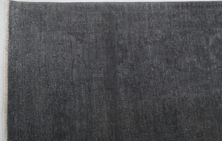 Hand Knotted Overdyed Wool Rug - 9'8'' x 13'9''