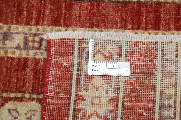 Hand Knotted Shaal Wool Rug - 9'10'' x 13'7''