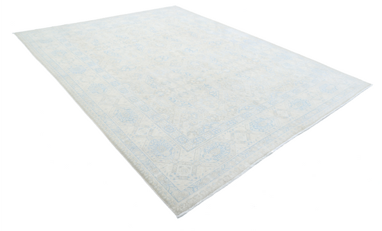 Hand Knotted Ariana Wool Rug - 8' 10" X 11' 5" 8' 10" X 11' 5" (269 X 348) / Ivory / Wool