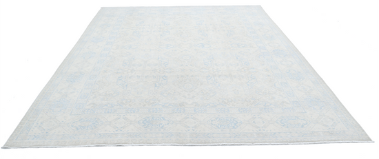 Hand Knotted Ariana Wool Rug - 8' 10" X 11' 5" 8' 10" X 11' 5" (269 X 348) / Ivory / Wool