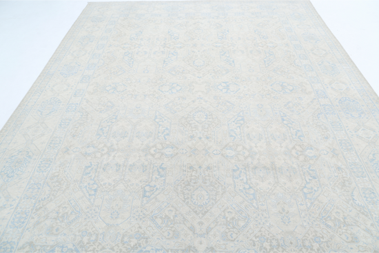 Hand Knotted Ariana Wool Rug - 8' 10" X 11' 5" 8' 10" X 11' 5" (269 X 348) / Ivory / Wool