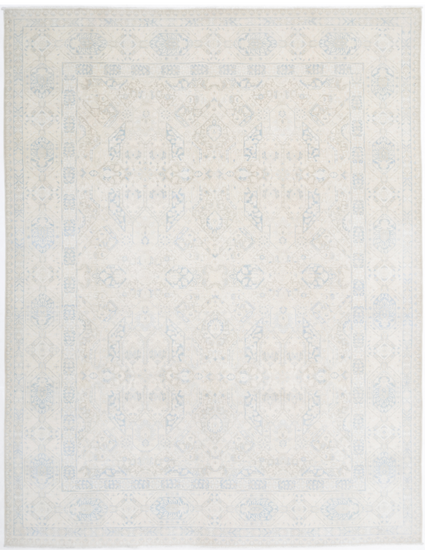 Hand Knotted Ariana Wool Rug - 8' 10" X 11' 5" 8' 10" X 11' 5" (269 X 348) / Ivory / Wool