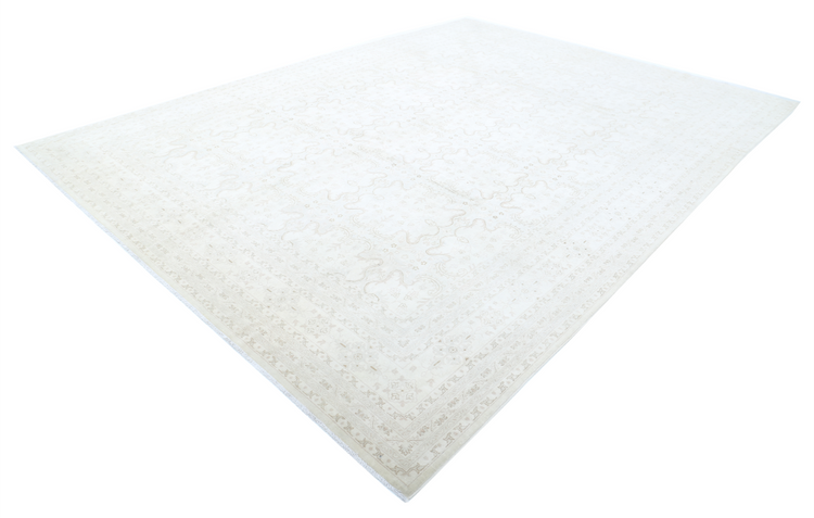 Hand Knotted Ariana Wool Rug - 9' 10" X 13' 5" 9' 10" X 13' 5" (300 X 409) / Ivory / Wool