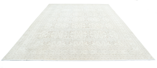 Hand Knotted Ariana Wool Rug - 9' 10" X 13' 5" 9' 10" X 13' 5" (300 X 409) / Ivory / Wool