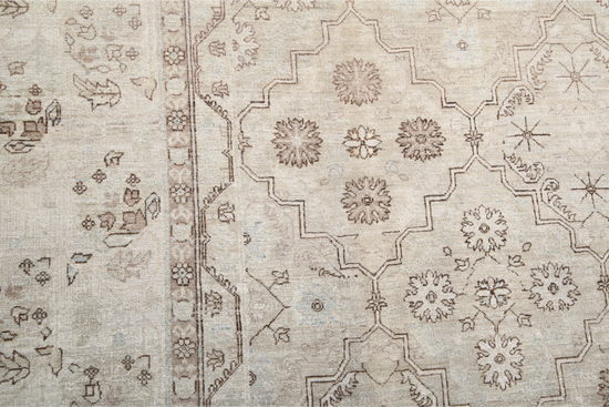 Hand Knotted Ariana Wool Rug - 10' 0" X 13' 6" 10' 0" X 13' 6" (305 X 411) / Beige / Wool