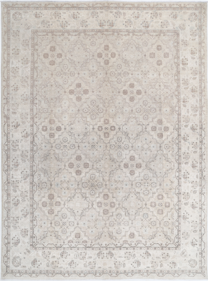 Hand Knotted Ariana Wool Rug - 10' 0" X 13' 6" 10' 0" X 13' 6" (305 X 411) / Beige / Wool