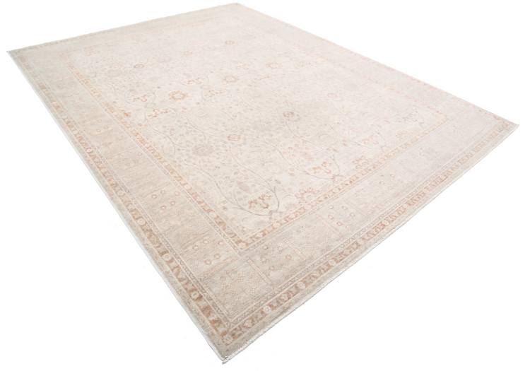 Hand Knotted Ariana Wool Rug - 8' 0" X 10' 7" 8' 0" X 10' 7" (244 X 322) / Ivory / Wool