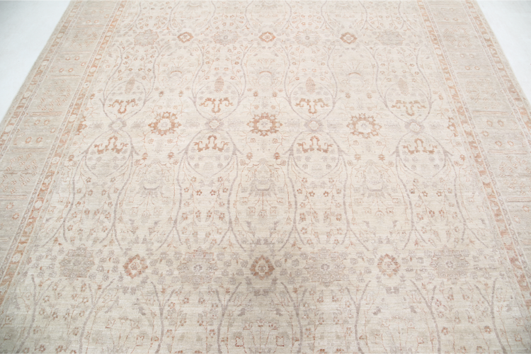 Hand Knotted Ariana Wool Rug - 8' 0" X 10' 7" 8' 0" X 10' 7" (244 X 322) / Ivory / Wool